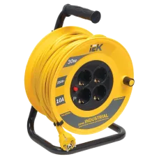 Подовжувач-катушка 4гн 30м З/К УК30 т/з (3х1,5мм2) IP44 IEK