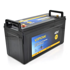 Акумуляторна батарея LiFePO4 Vipow 51.2V 30Ah з BMS 40A для джерел безперебійного живлення та котлів