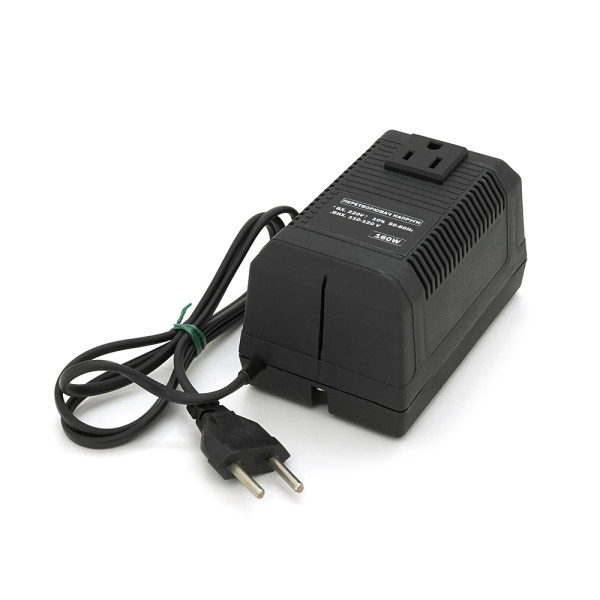 Перетворювач напруги понижуючий MERLION PN-160 Input 220 V/Output 110V, 160W, трансформаторний Перетворювач напруги понижуючий MERLION PN-160 Input 220 V/Output 110V, 160W, трансформаторний