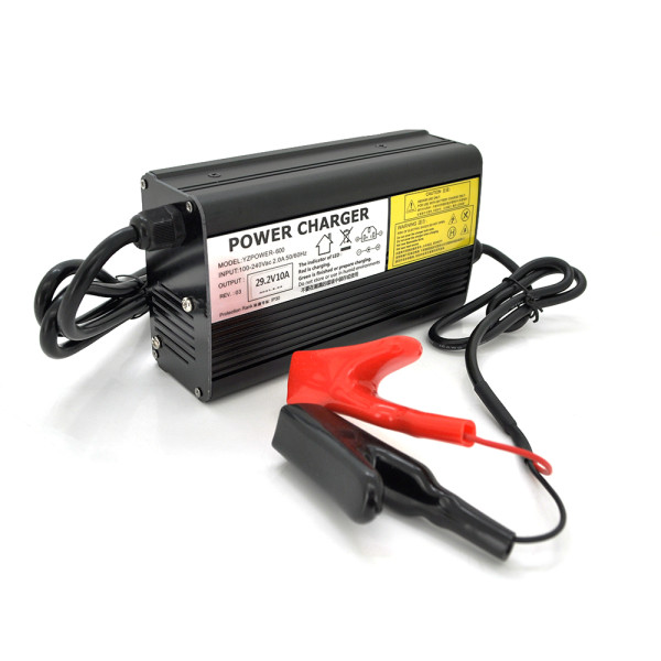 Зарядное устройство для аккумуляторов LiFePO4 24V (29,2V), 8S, 10A-240W, для электромобилей, квадроциклов и лодок Зарядное устройство для аккумуляторов LiFePO4 24V (29,2V), 8S, 10A-240W, для электромобилей, квадроциклов и лодок