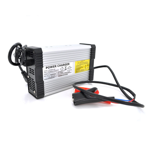 Зарядное устройство для LiFePO4 аккумуляторов 48V 10A 480W Merlion для электромобилей и электромоторов Зарядное устройство для LiFePO4 аккумуляторов 48V 10A 480W Merlion для электромобилей и электромоторов