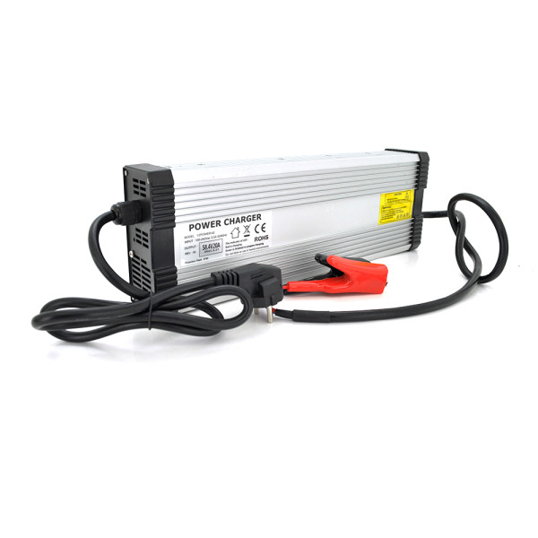 Зарядное устройство Merlion для аккумуляторов LiFePO4 48V (58,4V), 16S, 20A-960W для электроквадроциклов, погрузчиков и лодок Зарядное устройство Merlion для аккумуляторов LiFePO4 48V (58,4V), 16S, 20A-960W для электроквадроциклов, погрузчиков и лодок