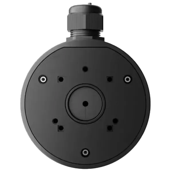 Коробка для кріплення камери JunctionBox (118) ASP black для відеоспостереження з кабельним введенням PG21 та ущільнювальним кільцем Коробка для кріплення камери JunctionBox (118) ASP black для відеоспостереження з кабельним введенням PG21 та ущільнювальним кільцем