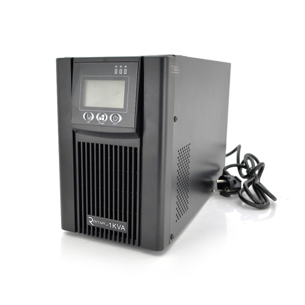 Джерело безперебійного живлення Ritar PT-1KL-LCD 1000VA 900Вт 36В для серверного та мережевого обладнання Джерело безперебійного живлення Ritar PT-1KL-LCD 1000VA 900Вт 36В для серверного та мережевого обладнання