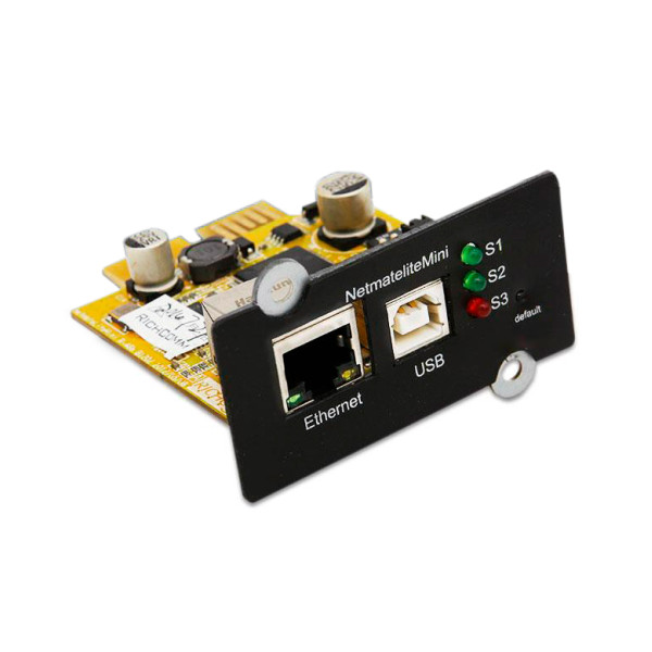 Карта віддаленого управління SNMP для ДБЖ, Lan, RS232, 12V, RC67504(NetmateLitemini) Карта віддаленого управління SNMP для ДБЖ, Lan, RS232, 12V, RC67504(NetmateLitemini)