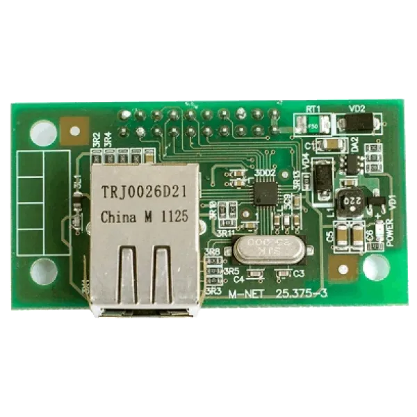 Модуль підключення до мережі Ethernet Tiras M-NET для ППК Оріон NOVA з підтримкою DHCP та ручних налаштувань мережного з'єднання Модуль підключення до мережі Ethernet Tiras M-NET для ППК Оріон NOVA з підтримкою DHCP та ручних налаштувань мережного з'єднання