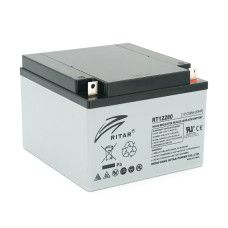 Акумуляторна батарея AGM RITAR RT12280 L5, Gray Case, 12V 28Ah (166х178х125) Акумуляторна батарея AGM RITAR RT12280 L5, Gray Case, 12V 28Ah (166х178х125)