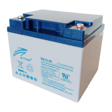 Акумуляторна батарея GEL RITAR DG12-40 12В 40А·год для сонячних панелей, вітроенергетики, UPS та телекомунікацій
