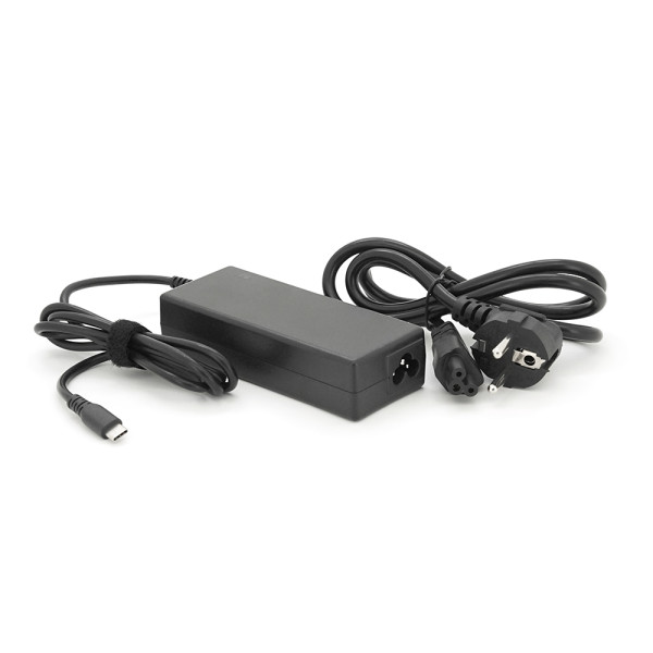 Блок живлення MERLION для ноутбука DELL 90W штекер Type-C, довжина 0,9м + кабель живлення Блок живлення MERLION для ноутбука DELL 90W штекер Type-C, довжина 0,9м + кабель живлення