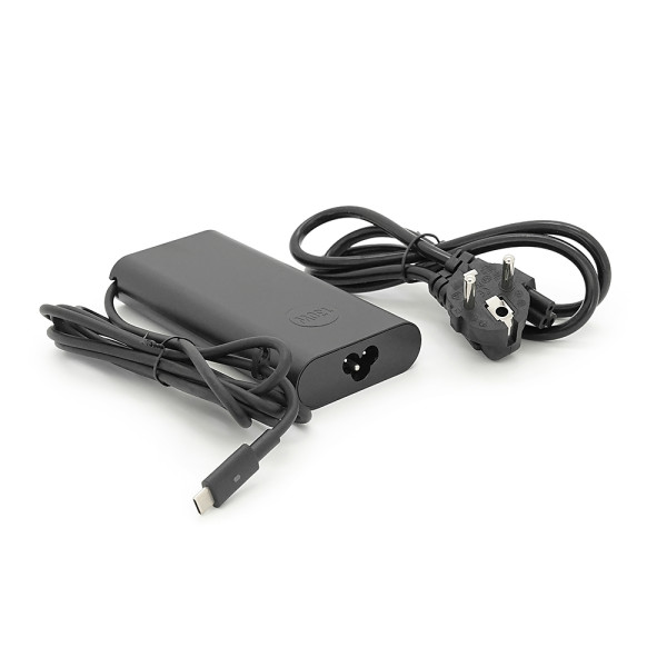 Блок живлення MERLION 130W Type-C 0.9м з кабелем живлення для ноутбука DELL Блок живлення MERLION 130W Type-C 0.9м з кабелем живлення для ноутбука DELL