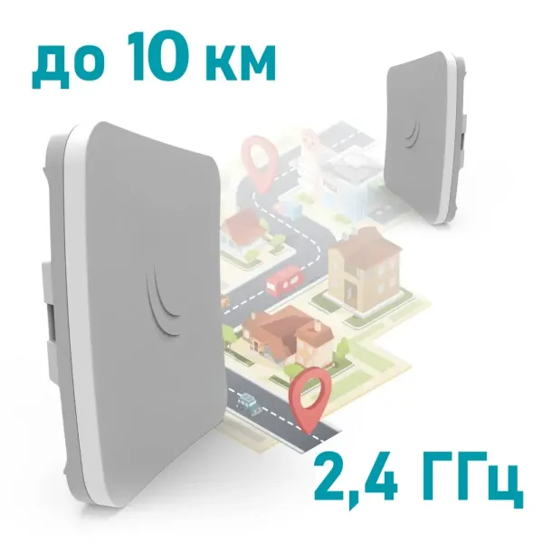 Бездротовий WiFi міст MikroTik SXTsq Lite2 (RBSXTsq2nD) 2.4 ГГц Бездротовий WiFi міст MikroTik SXTsq Lite2 (RBSXTsq2nD) 2.4 ГГц