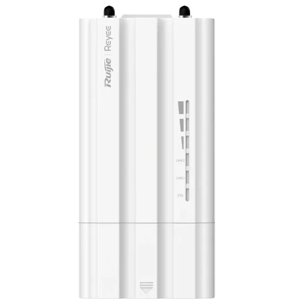 Точка доступа Wi-Fi 5 Ruijie Reyee RG-AirMetro550G-B PTMP для подключения на расстоянии до 10 км с пропускной способностью 867 Мбит/с и защитой IP55 Точка доступа Wi-Fi 5 Ruijie Reyee RG-AirMetro550G-B PTMP для подключения на расстоянии до 10 км с пропускной способностью 867 Мбит/с и защитой IP55