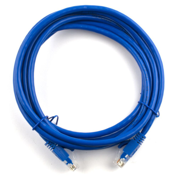 Патч-корд литий RITAR, UTP, RJ45, Cat.6, 50м, синій, Cu (мідь) Патч-корд литий RITAR, UTP, RJ45, Cat.6, 50м, синій, Cu (мідь)