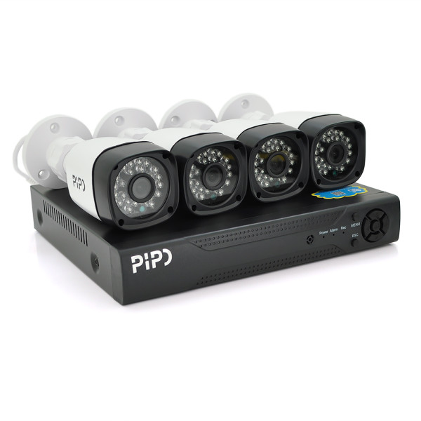 Комплект видеонаблюдения Outdoor 015-4-2MP Pipo (4 уличные камеры, кабели, блок питания, видеорегистратор APP-Xmeye) Комплект видеонаблюдения Outdoor 015-4-2MP Pipo (4 уличные камеры, кабели, блок питания, видеорегистратор APP-Xmeye)