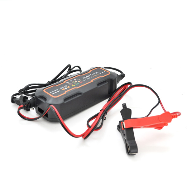 Автомобільне зарядне пристрій FBC1236 6V/12V для AGM/GEL акумуляторів з LED-індикацією та клемами, потужність 0.9-5А, вхід 200-240В Автомобільне зарядне пристрій FBC1236 6V/12V для AGM/GEL акумуляторів з LED-індикацією та клемами, потужність 0.9-5А, вхід 200-240В