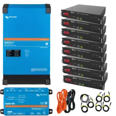 Система безперебійного живлення однофазна VictronEnergy MultiPlus-II + Dyness 4кВт 19.2кВт•г