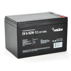 Тяговый аккумулятор EV 6-DZM-12 12В 12А·ч M5 для электроскутеров и гольфкаров