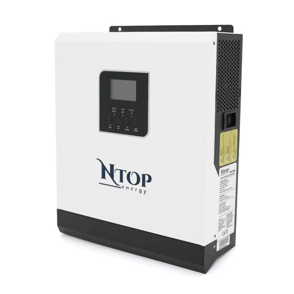 Гібридний інвертор 3000W NTP3000-24 для автономного електроживлення будинків і міні-бізнесу, струм заряду до 70A, ШIM-контролер 50A, 160-275V Гібридний інвертор 3000W NTP3000-24 для автономного електроживлення будинків і міні-бізнесу, струм заряду до 70A, ШIM-контролер 50A, 160-275V
