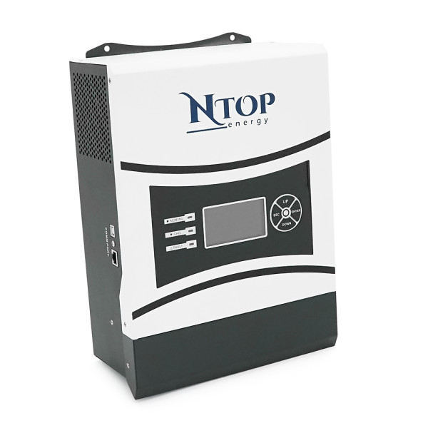 Гибридный инвертор NTOP NTP1000-12 1000W 12V с MPPT-контроллером 50А для автономных и резервных систем электроснабжения