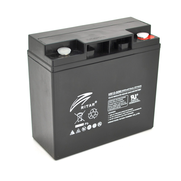 Акумуляторна батарея AGM HR1250W 12V 14Ah для ДБЖ та систем відеоспостереження, сигналізації й резервного живлення Акумуляторна батарея AGM HR1250W 12V 14Ah для ДБЖ та систем відеоспостереження, сигналізації й резервного живлення