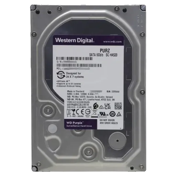 Жорсткий диск Western Digital Purple (WD11PURZ) 1ТВ 3.5" Жорсткий диск Western Digital Purple (WD11PURZ) 1ТВ 3.5"
