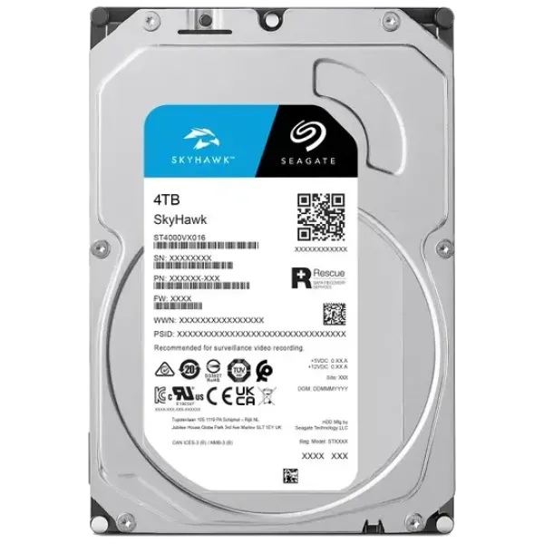 Жорсткий диск внутрішній SEAGATE SkyHawk ST4000VX016 4Тб Жорсткий диск внутрішній SEAGATE SkyHawk ST4000VX016 4Тб