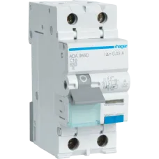 Дифавтомат 1P+N, 6kA, C-16A, 30mA, A Hager ADA966D