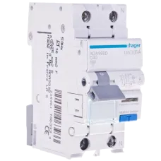 Дифавтомат 1P+N, 6kA, C-40A, 30mA, A Hager ADA990D
