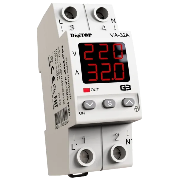 Реле напруги DigiTop VА-32A M2R
