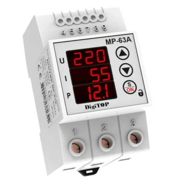Реле напруги DigiTop MP-63A Реле напруги DigiTop MP-63A