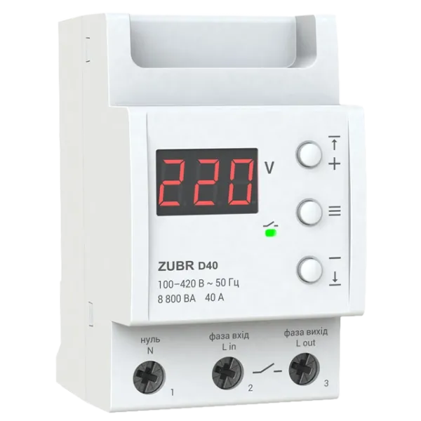 Реле напруги ZUBR D40