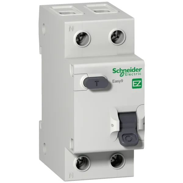 Диференційний автоматичний вимикач Schneider Electric EZ9D34625 Easy9, 1Р+N, 25А 30мА AC Диференційний автоматичний вимикач Schneider Electric EZ9D34625 Easy9, 1Р+N, 25А 30мА AC