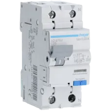 Дифавтомат Hager 1+N С25/30mA 6кА, тип-A AD975J