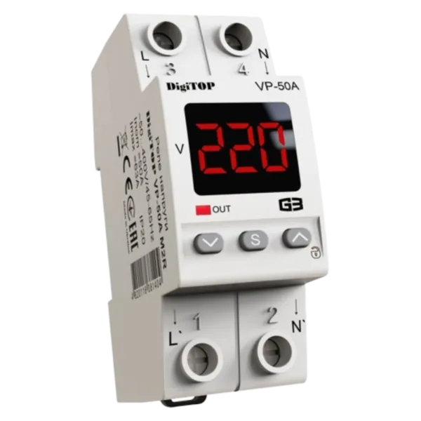 Реле напруги DigiTOP VP-50A M2R