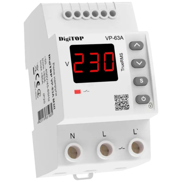 Реле напруги DigiTOP VP-63A M3R