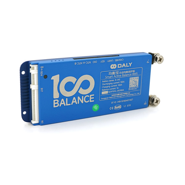 Контролер Universal BMS Smart плата DaLy LiFePO4 8-24S 100A з Bluetooth CAN для моніторингу батарей та активного балансування 1A Контролер Universal BMS Smart плата DaLy LiFePO4 8-24S 100A з Bluetooth CAN для моніторингу батарей та активного балансування 1A