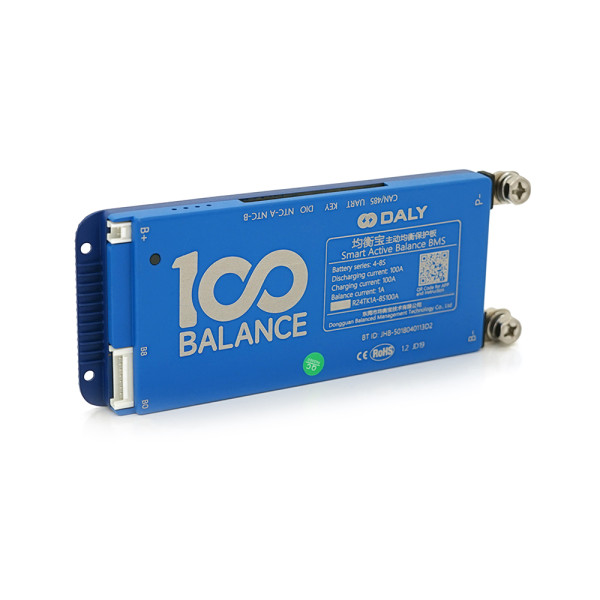 Universal BMS плата LiFePO4 4-8S 100A з Bluetooth та CAN для сонячних автономних систем з активним балансиром 1A Universal BMS плата LiFePO4 4-8S 100A з Bluetooth та CAN для сонячних автономних систем з активним балансиром 1A
