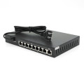 Комутатор POE 48V Mercury S109P 8 портів POE + 1 порт Ethernet (Uplink) 10/100 Мбіт/сек, БП в комплекті, BOX Q200 (285*223*68) 0,97 кг (216*131*30)