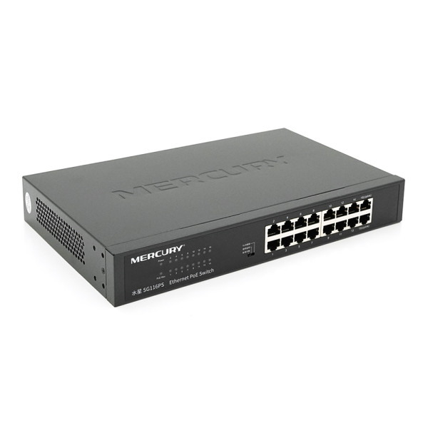 Коммутатор POE Mercury SG116PS 14 портов POE 100Мбит + 2 порта Ethernet (UP-Link) 100 Мбит, БП встроенный, крепление в стойку, BOX (294 * 180 * 44) Коммутатор POE Mercury SG116PS 14 портов POE 100Мбит + 2 порта Ethernet (UP-Link) 100 Мбит, БП встроенный, крепление в стойку, BOX (294 * 180 * 44)