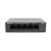 Коммутатор POE 48V Mercury MS05CP 4 порта POE+1 порт Ethernet (Uplink) 10/100 Мбит/сек, БП в комплекте + переходник