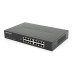 Коммутатор POE Mercury SG116PS 14 портов POE 100Мбит + 2 порта Ethernet (UP-Link) 100 Мбит, БП встроенный, крепление в стойку, BOX (294 * 180 * 44)