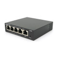 Комутатор POE 48V Mercury S105P мережевий 5 портів 10/100 Мбіт/с з блоком живлення для IP‑камер і Wi‑Fi точок
