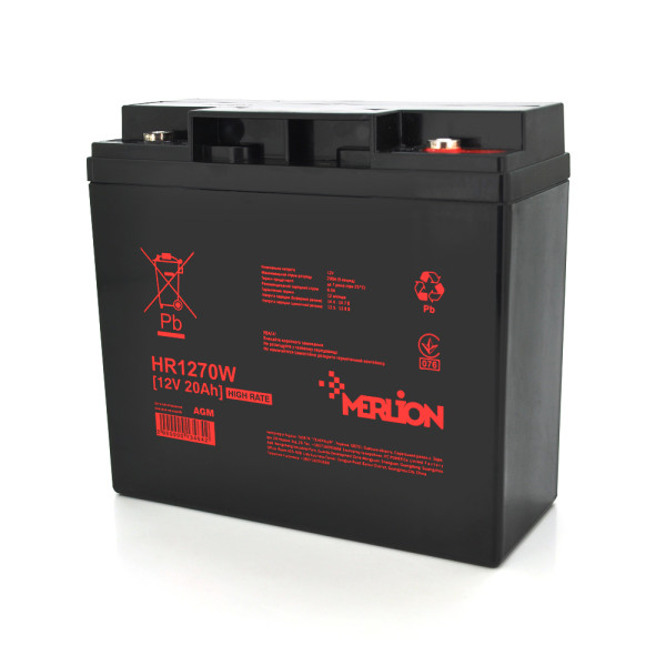 Акумуляторна батарея HR1270W 12V 20Ah для ДБЖ та систем резервного живлення високої потужності Акумуляторна батарея HR1270W 12V 20Ah для ДБЖ та систем резервного живлення високої потужності