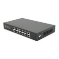 POE комутатор Merlion 16 POE 10/100 + 2 RJ45 10/100/1000+ вбудований блок живлення 52V 3.85A POE комутатор Merlion 16 POE 10/100 + 2 RJ45 10/100/1000+ вбудований блок живлення 52V 3.85A