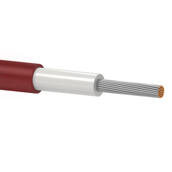 Кабель Одескабель H1Z2Z2-K 1*6 red 6 mm2, котушка.500м, червоний Кабель Одескабель H1Z2Z2-K 1*6 red 6 mm2, котушка.500м, червоний
