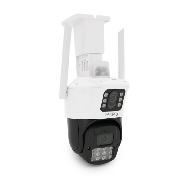 4+4Мп Wi-Fi/LAN відеокамера з двома об'єктивами вулична SD/картка PP-IPC34D4MP20 PTZ 2.8mm ICSee 4+4Мп Wi-Fi/LAN відеокамера з двома об'єктивами вулична SD/картка PP-IPC34D4MP20 PTZ 2.8mm ICSee