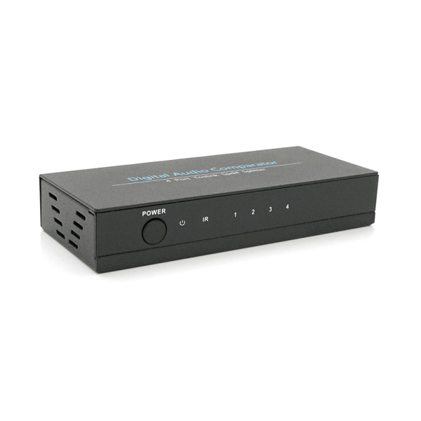 Цифровой оптический аудио-сплиттер SPDIF / Toslink 1x4 Цифровой оптический аудио-сплиттер SPDIF / Toslink 1x4