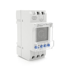 Реле часу для автоматизації Sinotimer TM929AK з LCD, програмоване, на DIN-рейку, змінна батарея, 16А, 230V, компактні розміри 87х65х36 мм