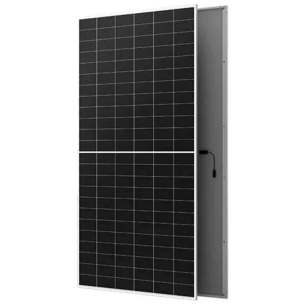Сонячна панель 645Вт Dual-glass Bifacial AIKO G645-MCH72Dw для автономного живлення з ККД 23.9%, 144 осередки та максимальним напругою 1500 В Сонячна панель 645Вт Dual-glass Bifacial AIKO G645-MCH72Dw для автономного живлення з ККД 23.9%, 144 осередки та максимальним напругою 1500 В