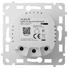 Реле вертикальне LightCore (2-way) для керування світлом без нейтралі, потужність до 600 Вт, безконтактна сенсорна панель з підсвічуванням